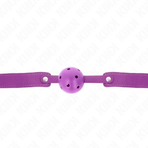 Kink Collar & GAG Bal Knevel met paarse ademende bal Kink Collar & GAG Bal Knevel met paarse ademende bal - Afbeelding 3
