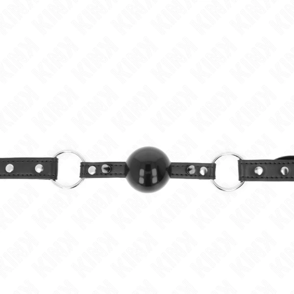 Kink Collar & GAG Bal Knevel met Puntnagel en Kliksluiting