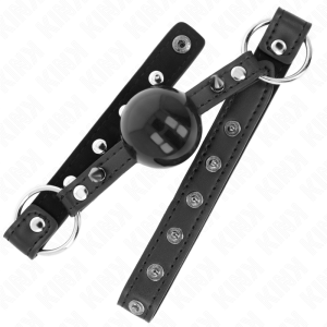 Kink Collar & GAG Bal Knevel met Puntnagel en Kliksluiting Kink Collar & GAG Bal Knevel met Puntnagel en Kliksluiting - Afbeelding 2