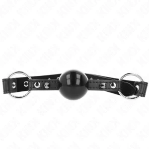 Kink Collar & GAG Ballknebel mit Spitzenniet und Schnappverschluss