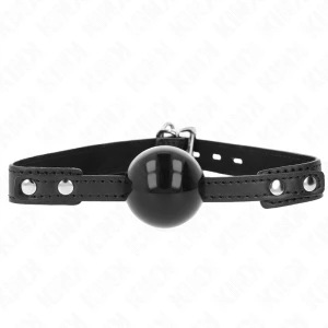 Kink Collar & GAG Soft TPE Bal-knevel met verstelbare riem