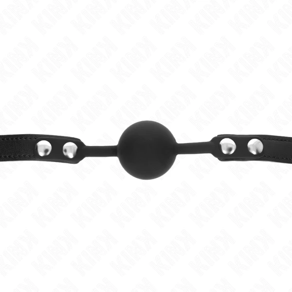 Kink Collar & GAG Siliconen-balprop met riem
