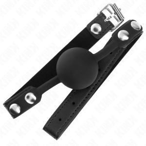 Kink Collar & GAG Siliconen-balprop met riem Kink Collar & GAG Siliconen-balprop met riem - Afbeelding 2