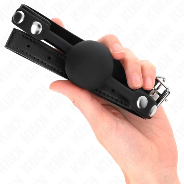 Kink Collar & GAG Siliconen-balprop met riem