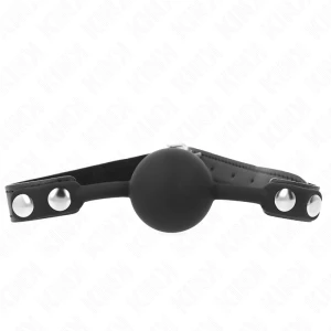Kink Collar & GAG Silikon-Ballknebel mit Riemen