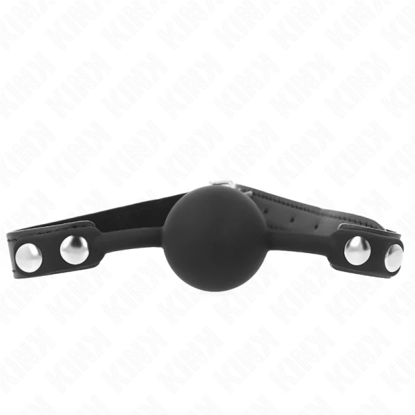 Kink Collar & GAG Siliconen-balprop met riem