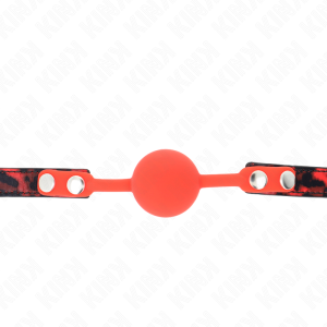 Kink Collar & GAG Siliconen balprop met slot Kink Collar & GAG Siliconen balprop met slot - Afbeelding 3