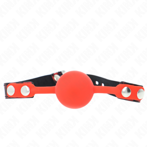 Kink Collar & GAG Siliconen balprop met slot Kink Collar & GAG Siliconen balprop met slot - Afbeelding 1