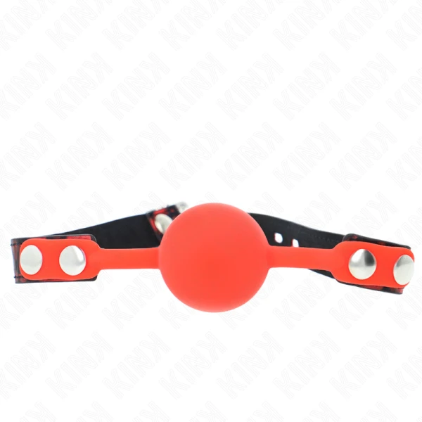 Kink Collar & GAG Siliconen balprop met slot