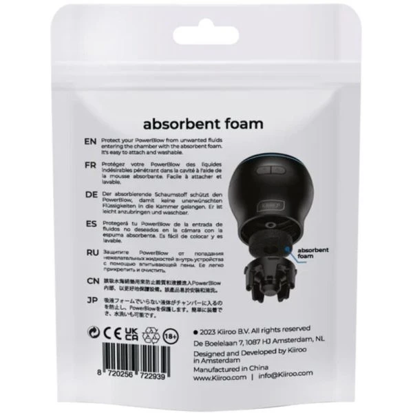 Kiiroo Power Blow Vervangend Zuigschuim 5-pack