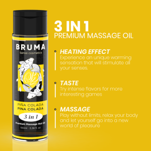 Bruma Massageolie met warmte-effect Pina Colada 3 in 1 Bruma Massageolie met warmte-effect Pina Colada 3 in 1 - Afbeelding 4