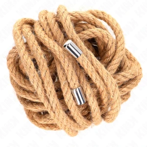 Kink Rope Arts Henneptouw met Metalen Kop 5 Meter Bondage Touw