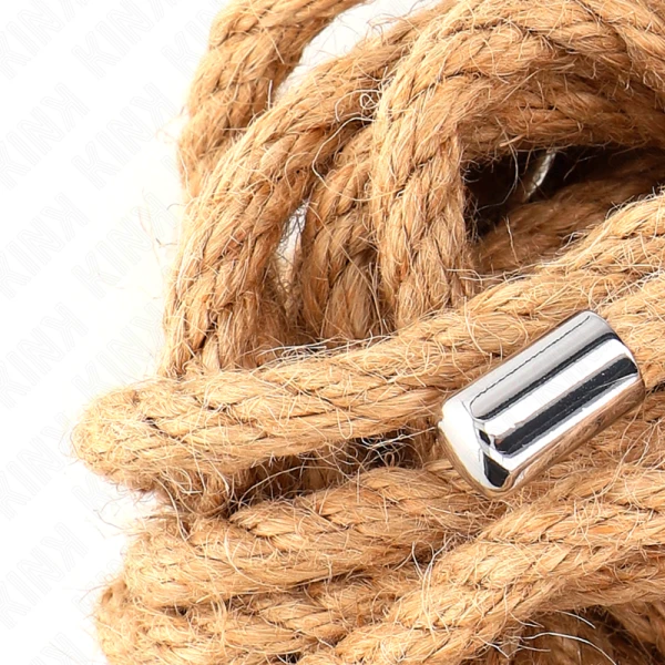 Kink Rope Arts Hanfseil mit Metallkopf 5 Meter Bondage-Seil