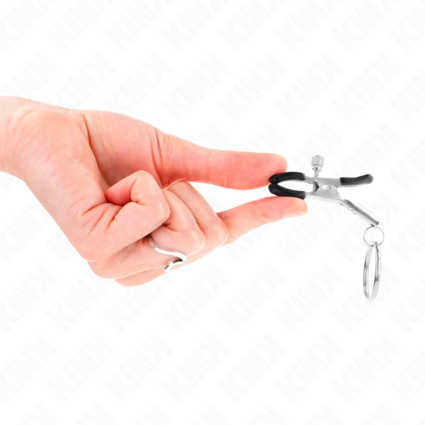 Kink Nipple Grip O-Ring Nippelklem met Keten Kink Nipple Grip O-Ring Nippelklem met Keten