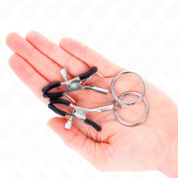 Kink Nipple Grip O-Ring Nippelklem met Keten Kink Nipple Grip O-Ring Nippelklem met Keten