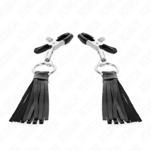 Kink Nipple Grip Kunstleder-Quasten Nippelklemmen Kink Nipple Grip Kunstleder-Quasten Nippelklemmen – Bild 2