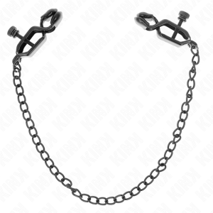 Kink Nipple Grip Nippelklemmen met ketting zwart Kink Nipple Grip Nippelklemmen met ketting zwart - Afbeelding 2