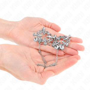 Kink Nipple Grip metalen bloem-nippelklemmen met ketting Kink Nipple Grip metalen bloem-nippelklemmen met ketting - Afbeelding 4