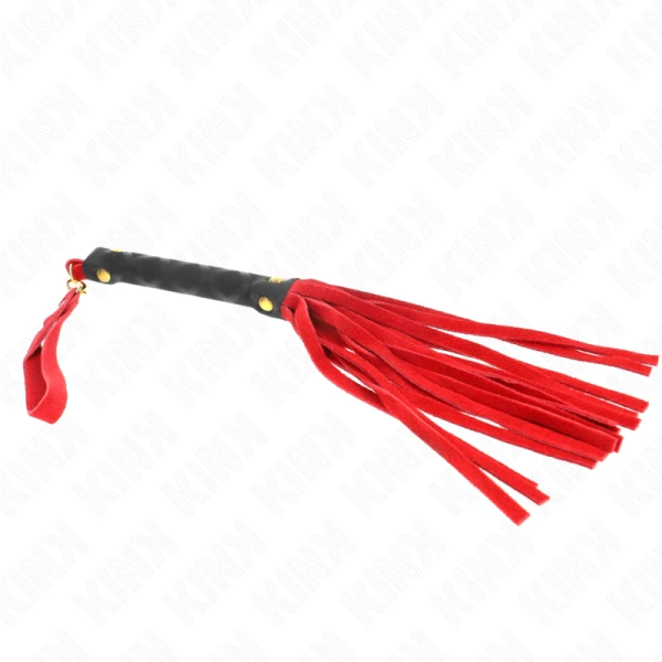 Kink Impact & Touch Mini-zwep van rood suède