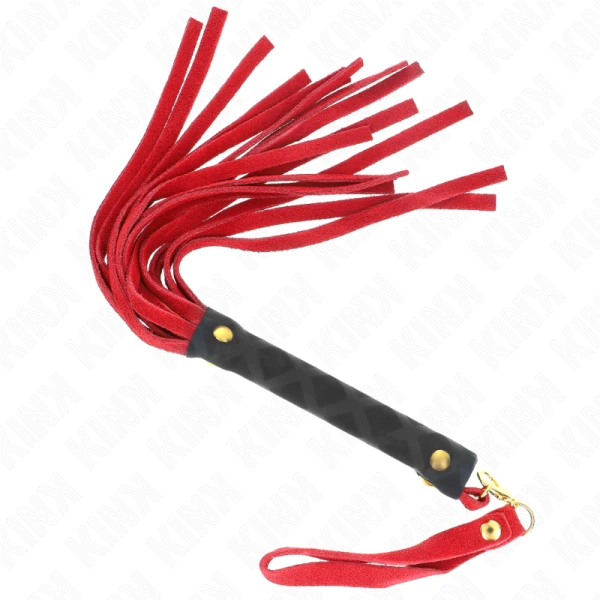 Kink Impact & Touch Mini-zwep van rood suède