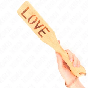 Kink Impact & Touch Bamboespaddle Woord Liefde