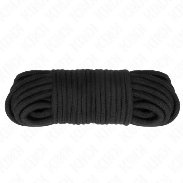 Kink Rope Arts katoenen touw 20 meter voor bondage zwart
