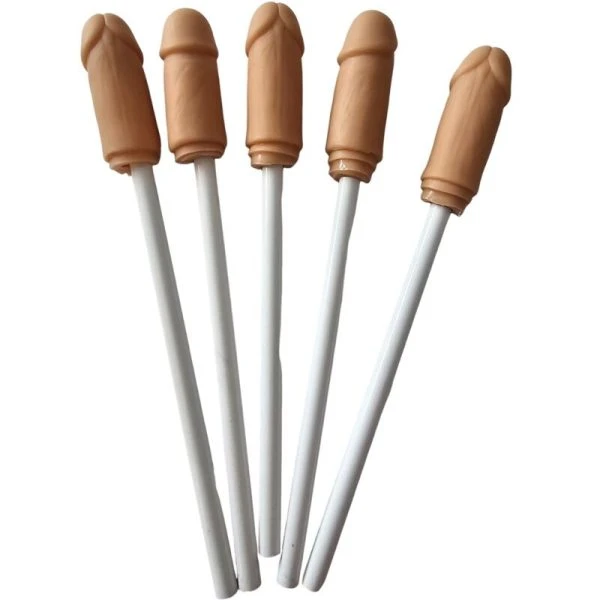 Diablo Picante Potloodset met Penispunt, 5 stuks