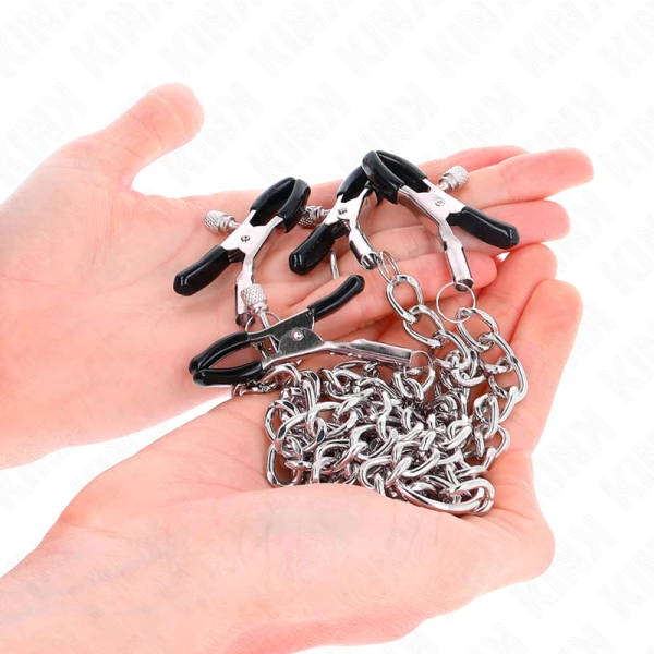 Kink Nipple Grip 4-Ketten-Nippelklammern mit Kette