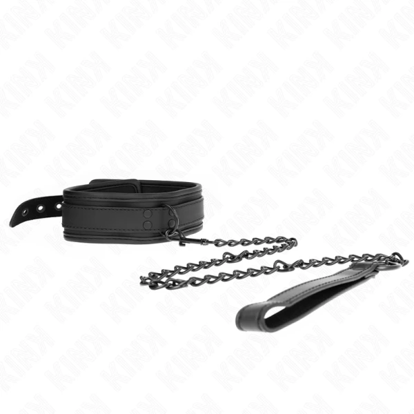 Kink Collar & GAG Neopren-Bondage-Halsband mit Gürtel, verstellbar