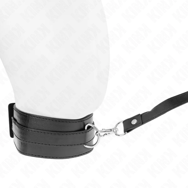 Kink Halsketting met riem verstelbaar voor fetisjspelletjes Kink Halsketting met riem verstelbaar voor fetisjspelletjes