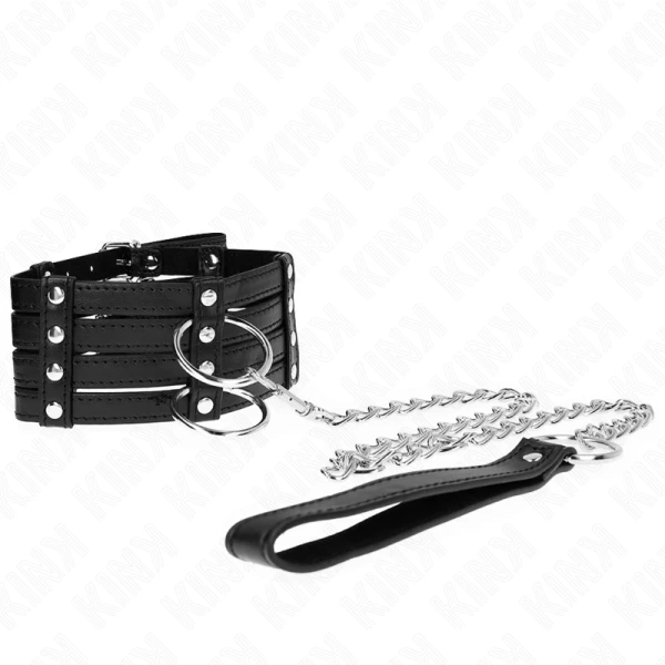 Kink Collar & GAG Halskette met riem in SUB-stijl