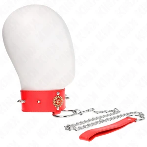 Kink Collar & GAG Diamantkette mit Gürtel, verstellbar