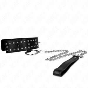 Kink Collar & GAG Halskette met riem, verstelbaar Kink Collar & GAG Halskette met riem, verstelbaar - Afbeelding 3