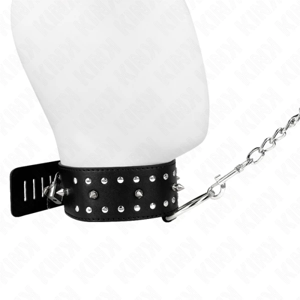 Kink Collar & GAG Halskette met riem, verstelbaar