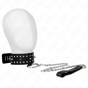 Kink Collar & GAG Halskette mit Leine, verstellbar