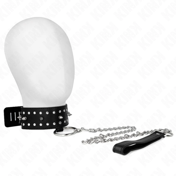 Kink Collar & GAG Halskette met riem, verstelbaar