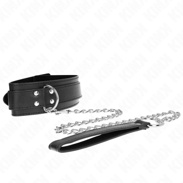 Kink Collar & GAG Halskette mit Riemen, verstellbar, Silber Kink Collar & GAG Halskette mit Riemen, verstellbar, Silber