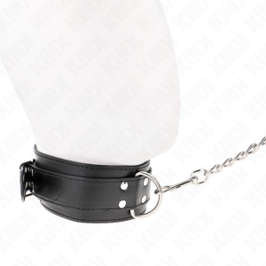Kink Collar & GAG Halskette mit Riemen, verstellbar, Silber Kink Collar & GAG Halskette mit Riemen, verstellbar, Silber – Bild 4
