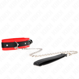Kink Collar & GAG Halsband met Lijn Model 3 Rood Kink Collar & GAG Halsband met Lijn Model 3 Rood - Afbeelding 3