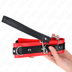 Kink Collar & GAG Halsband met Lijn Model 3 Rood Kink Collar & GAG Halsband met Lijn Model 3 Rood - Afbeelding 5