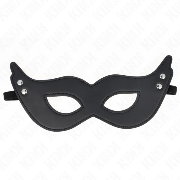 Kink Masked Allure Kunstlederen masker met noppen