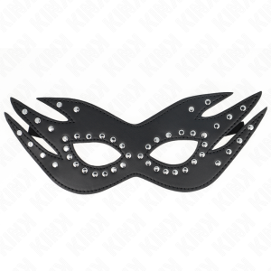 Kink Masked Allure Kunstlederen masker met noppen Model 3 Kink Masked Allure Kunstlederen masker met noppen Model 3 - Afbeelding 2