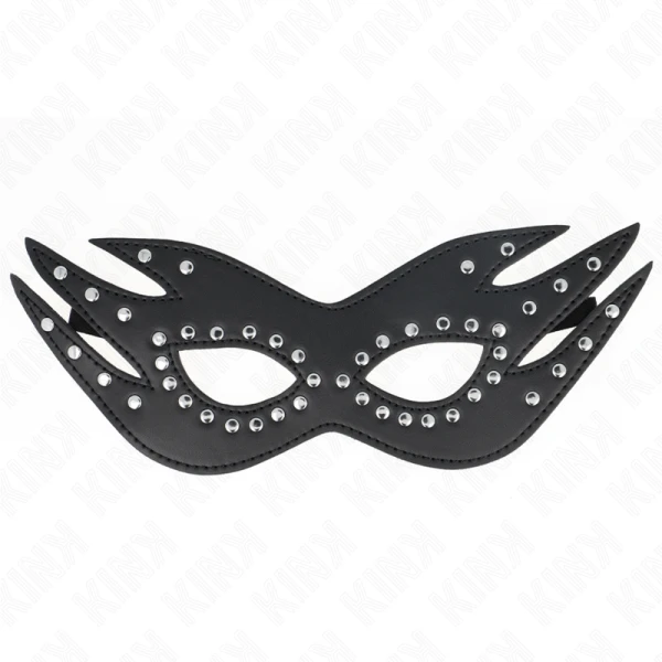 Kink Masked Allure Kunstlederen masker met noppen Model 3 Kink Masked Allure Kunstlederen masker met noppen Model 3