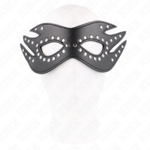 Kink Masked Allure Kunstlederen masker met noppen Model 3 Kink Masked Allure Kunstlederen masker met noppen Model 3 - Afbeelding 3