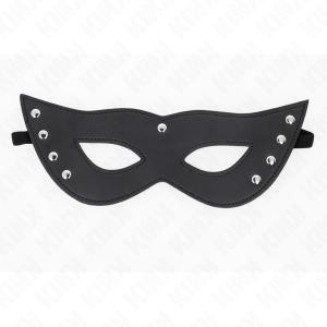 Kink Masked Allure oogmasker met 4 noppen, fetisjmasker Kink Masked Allure oogmasker met 4 noppen, fetisjmasker - Afbeelding 2