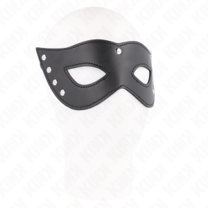 Kink Masked Allure oogmasker met 4 noppen, fetisjmasker Kink Masked Allure oogmasker met 4 noppen, fetisjmasker - Afbeelding 1