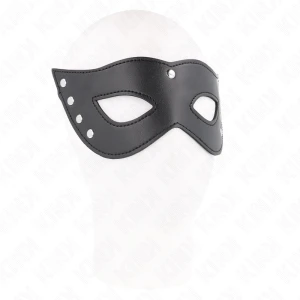 Kink Masked Allure Eye Mask with 4 Rivets, Fetish Mask