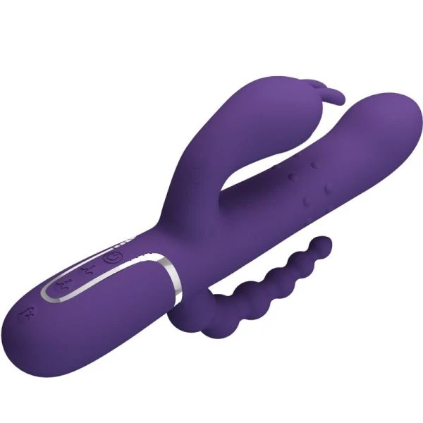 High Tech Pretty Love Cammy Triple Vibrator 4 in 1 Lila