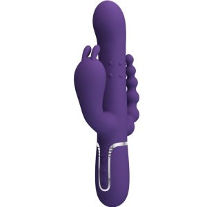 High Tech Pretty Love Cammy Triple Vibrator 4 in 1 Lila High Tech Pretty Love Cammy Triple Vibrator 4 in 1 Lila - Afbeelding 1