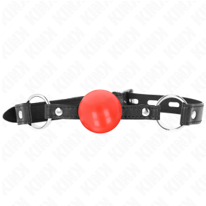Kink Collar & GAG-bal met rode TPE-bal Kink Collar & GAG-bal met rode TPE-bal - Afbeelding 3